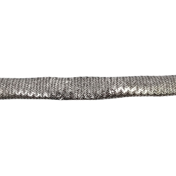 Angela Cummings Sterling Silver Herringbone Mesh Belt #22543 main image 9